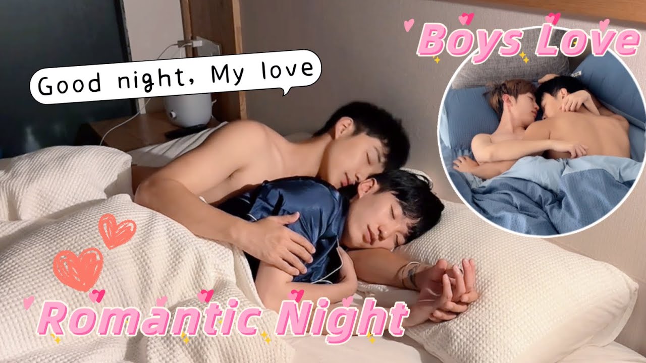 Boys Love💕 "I can see love in their eyes" 🥰Cute Gay Copule's Romantic Weekend Night Routine❤️