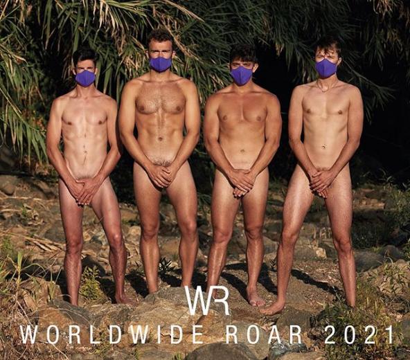 「Worldwide Roar」再推运动男男裸体月曆 健康性感迎接2021你准备好了吗？